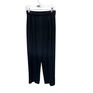 Missoni Pants Women's Size 44 / 8 US Black Wide Leg 100% Wool